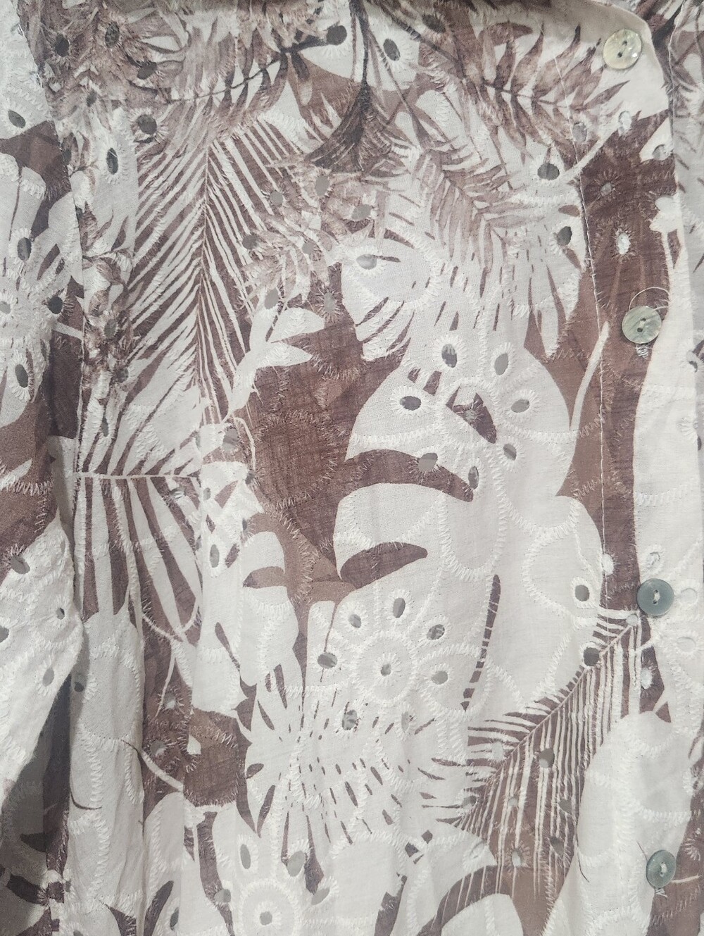 Blanco De Ibiza By Isabel Tavares Cotton Dress Size Xl Lightweight - Picture 4 of 6